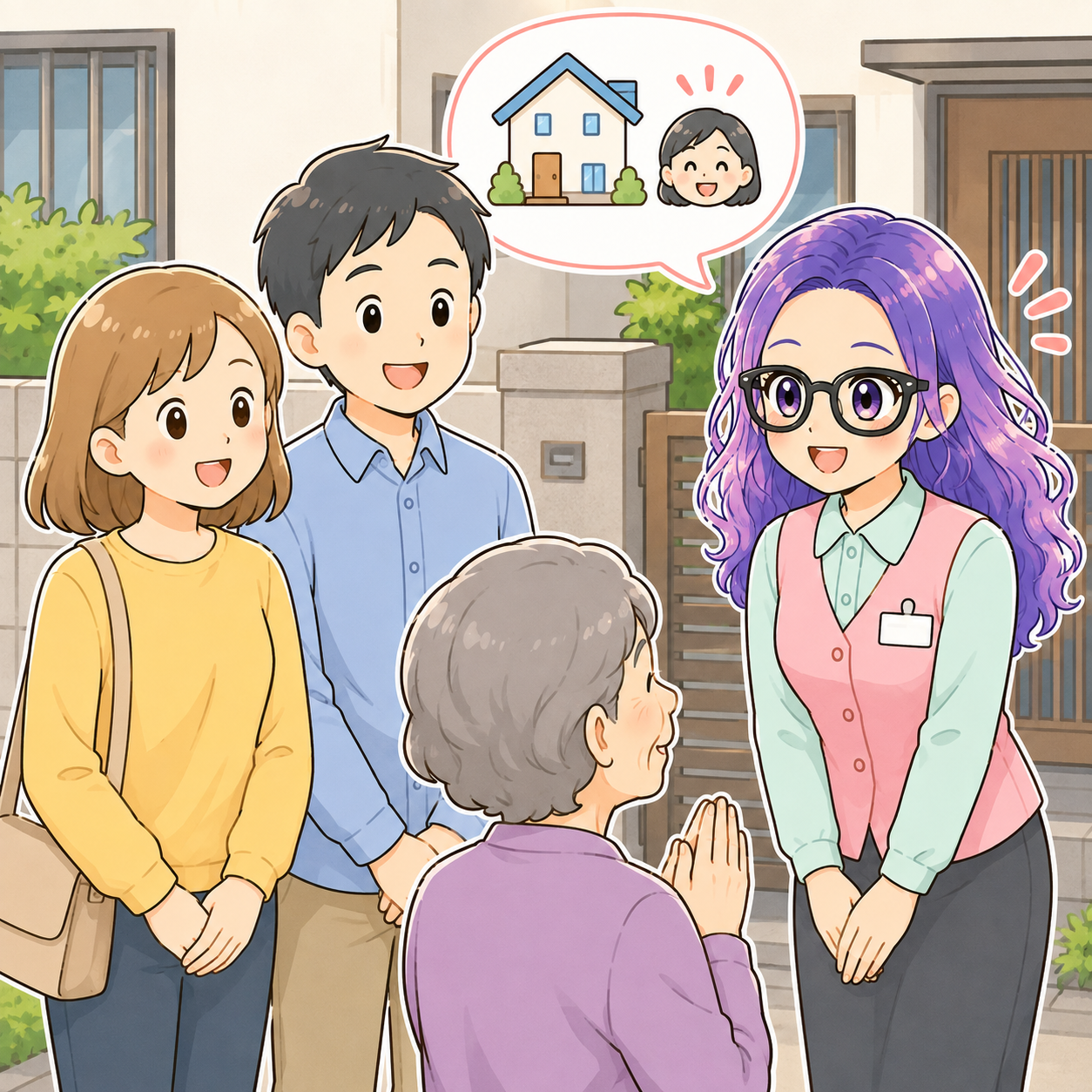 ご近所への挨拶同行