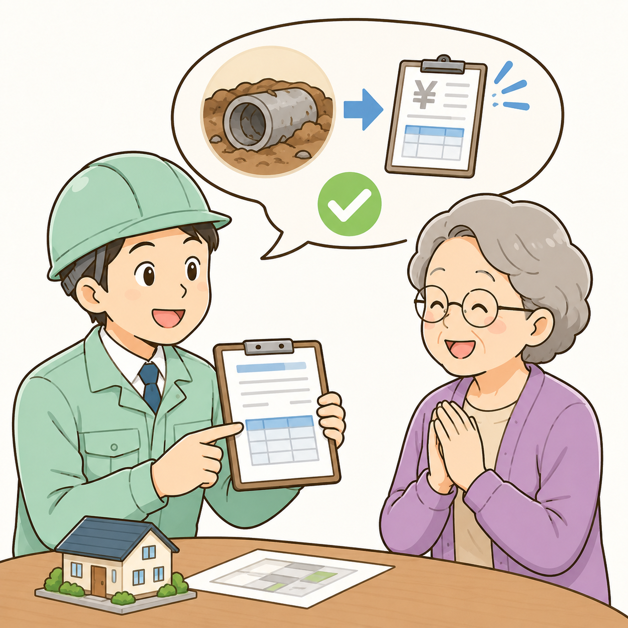 追加費用の事前説明